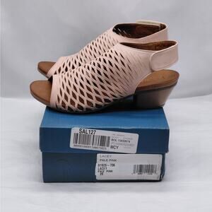 Bueno Lacey Women's Sandals Shoes Size 39(US 8.5) Pink Casual Boho Chunky Heel